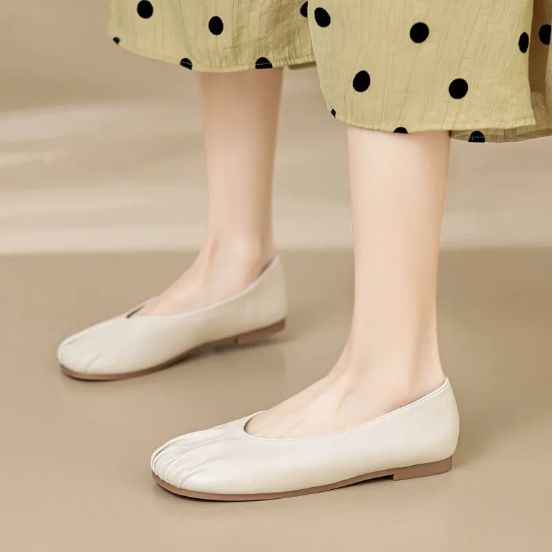 【dme】 Casual Single Shoes Women's Ecru-4