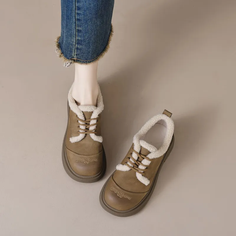 【dme】 Casual Single Shoes Women's Camel-1