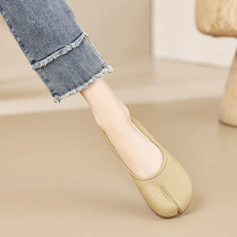 【dme】 Casual Single Shoes 1.2cm Women's Milk Coffee-3