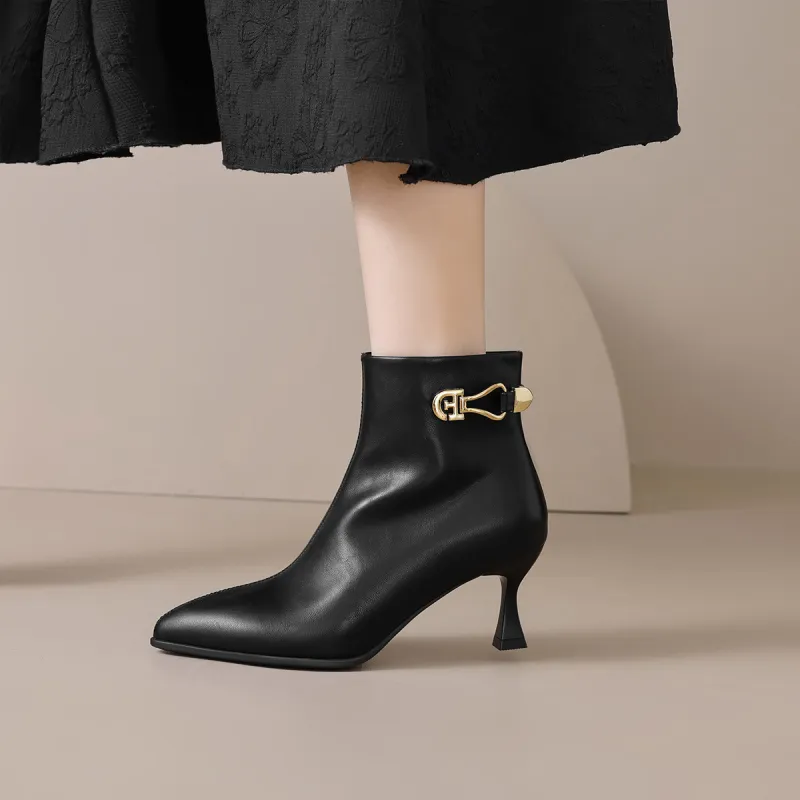 【dme】 Ankle Boots Women's Black-4