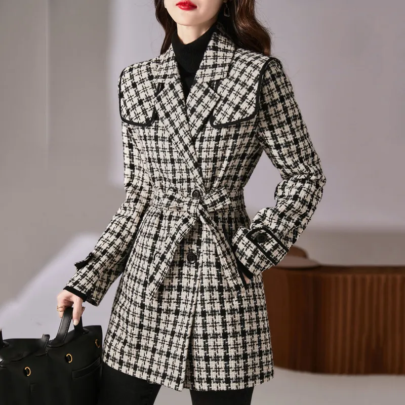 【dme】 Trench Coat Women's Black-1