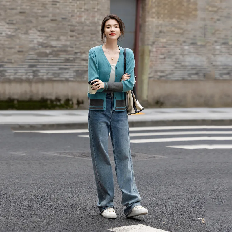 【dme】 Knitwear Women's Turquoise-1