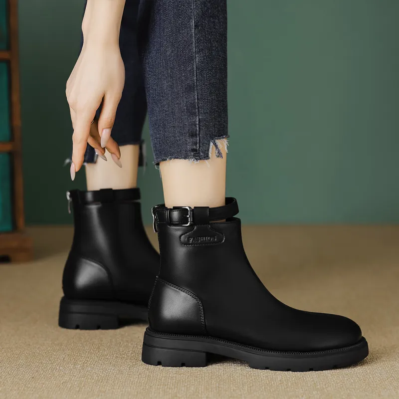 【dme】 Ankle Boots Women's Black-4