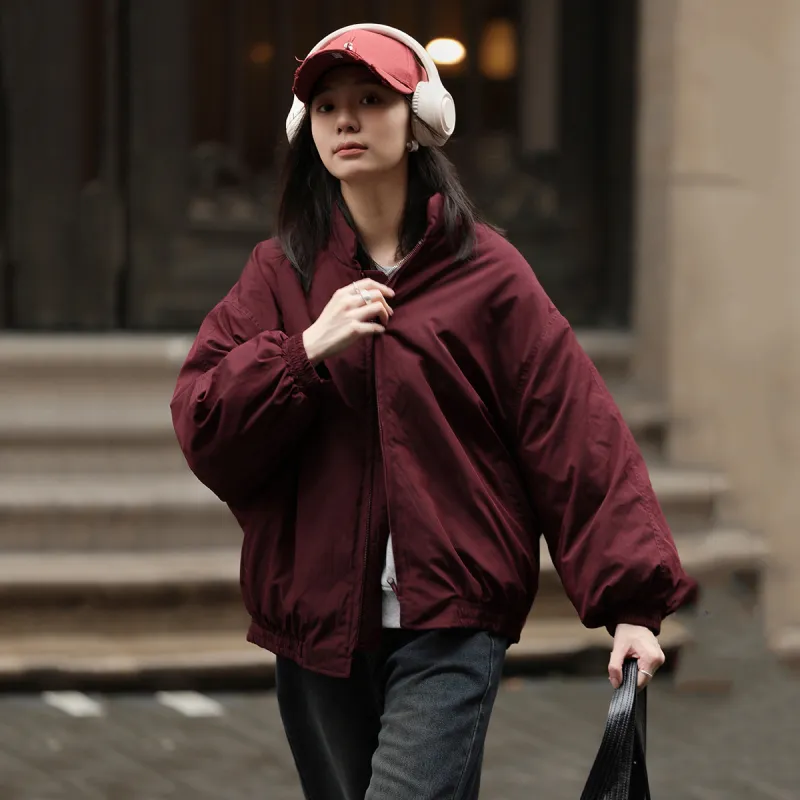 【dme】 Puffer Jacket Women's Jam Red-4