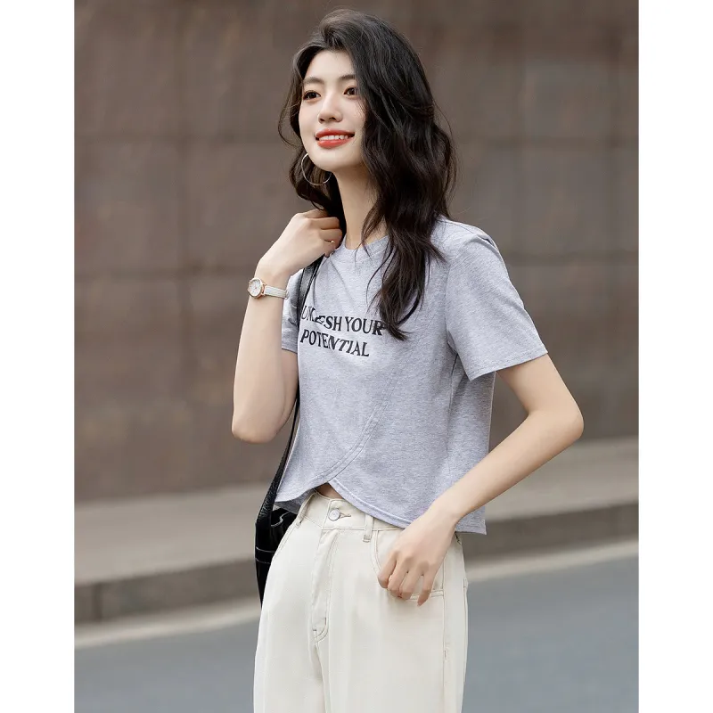 Dme T Shirts Women's Light Heather Gray-4