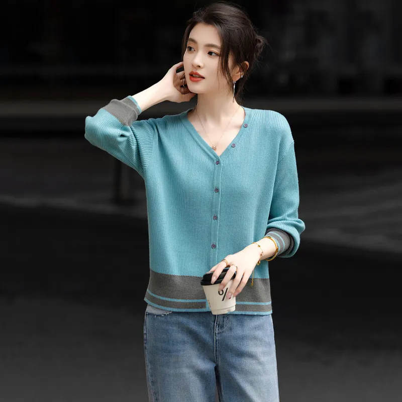 【dme】 Knitwear Women's Turquoise-5