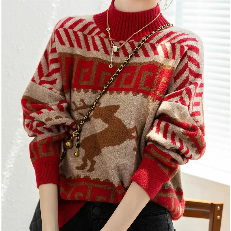Dme Knitwear Women's Red-1