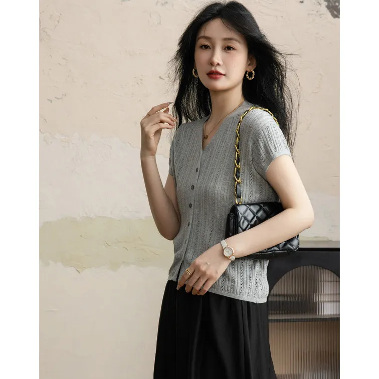 【dme】 Knitwear Women's Heather Gray-4