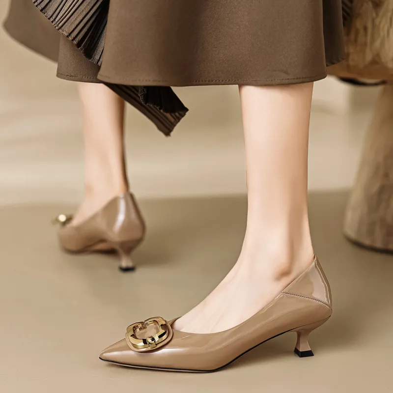 【dme】 Wedge Heel High Heels 4.5cm Women's-2