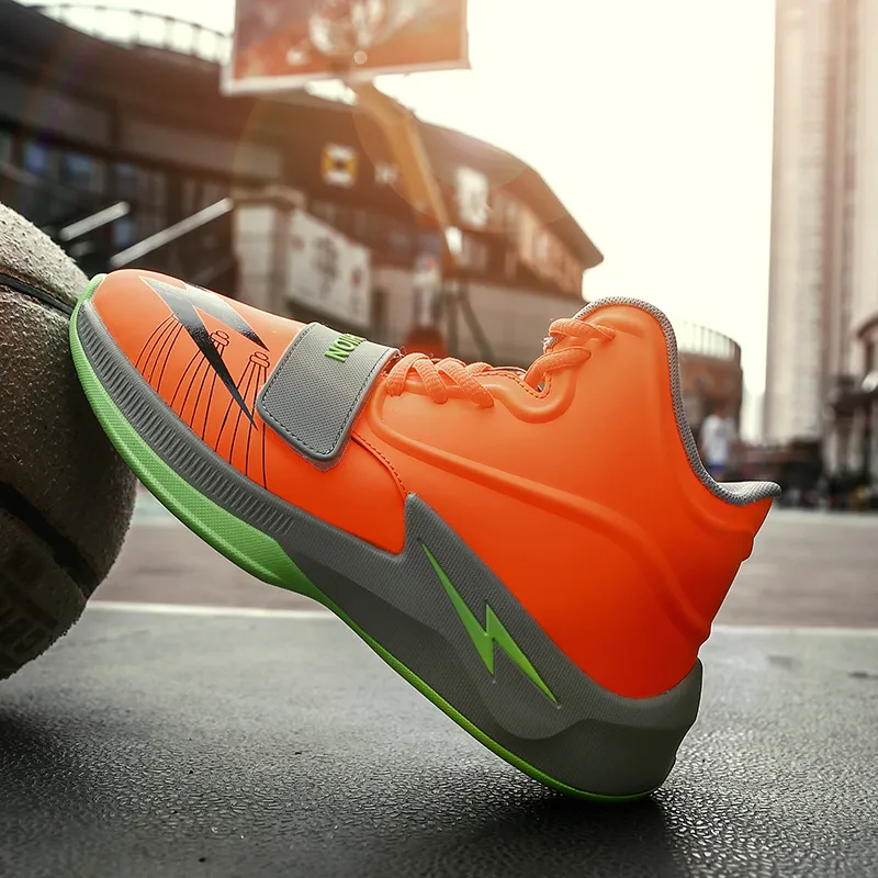 GQWE Cushioned Slip-Resistant Mid-Top Basketball Shoes Unisex-2