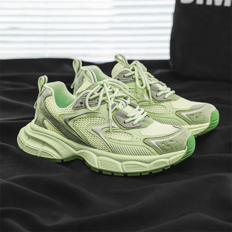 Yamid Cushioned Slip Resistant Breathable Low Top Chunky Sneakers Men's-7