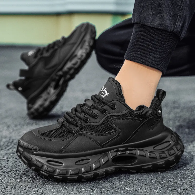 Yamid Cushioned Slip Resistant Breathable Low Top Chunky Sneakers Men's-20
