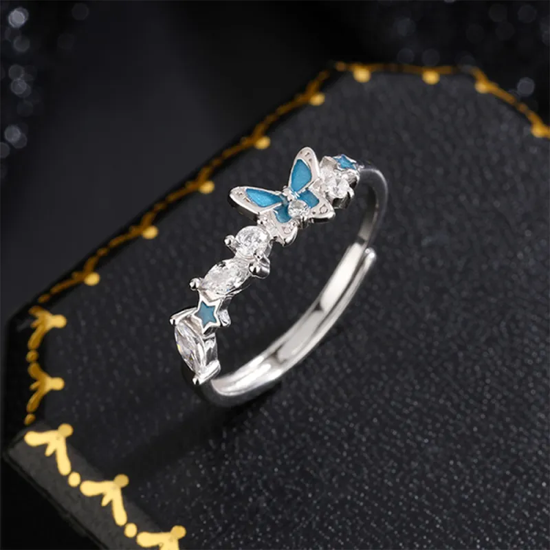 7℃ 999 Fine Silver Rings Unisex-5