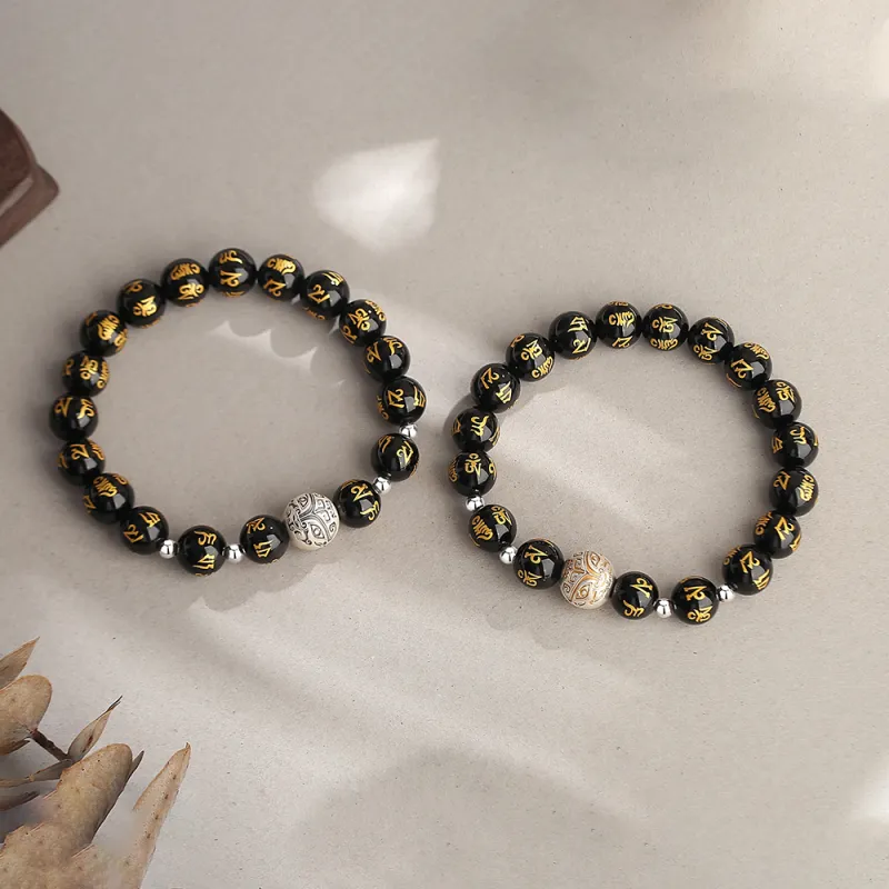 7℃ Synthetic/Artificial Agate Bracelets Unisex-3