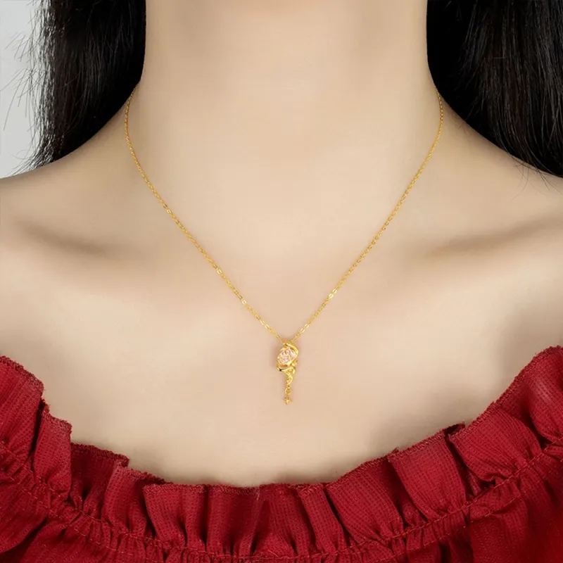 7℃ Sterling Silver 990 Pendant Necklaces Unisex-5