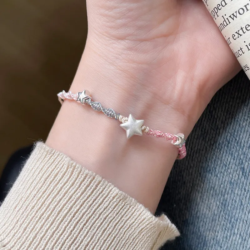 7℃ S999 Fine Silver Bracelets Unisex-1