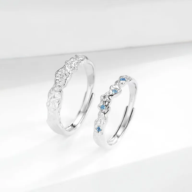 7℃ 999 Fine Silver Rings Unisex-4