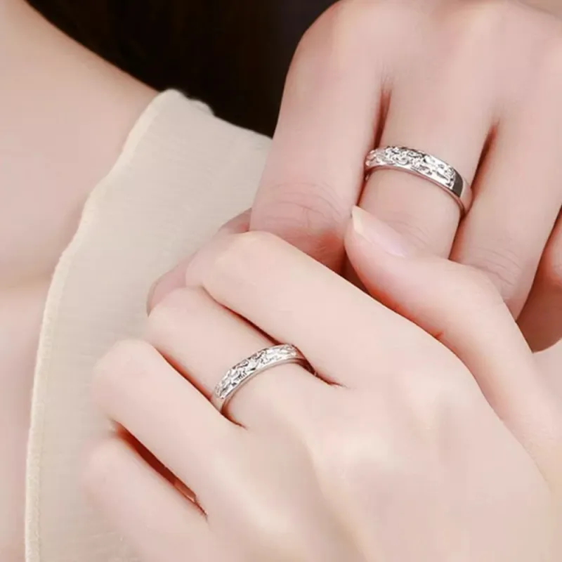 7℃ 999 Fine Silver Rings Unisex-2