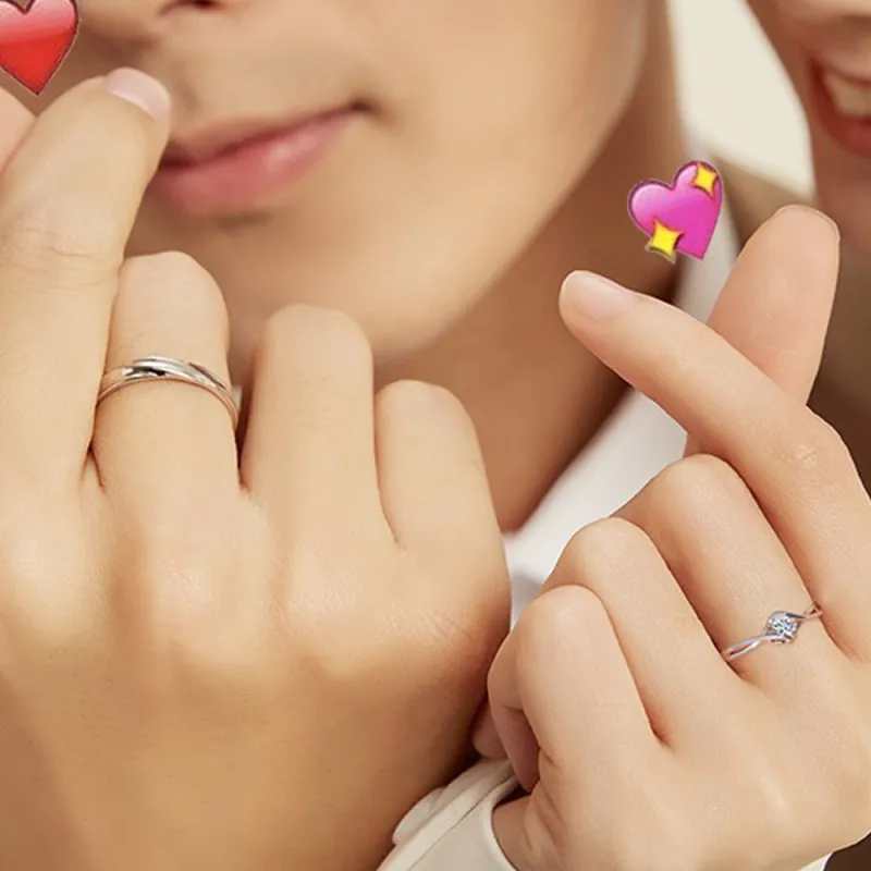 7℃ 999 Fine Silver Rings Unisex-4