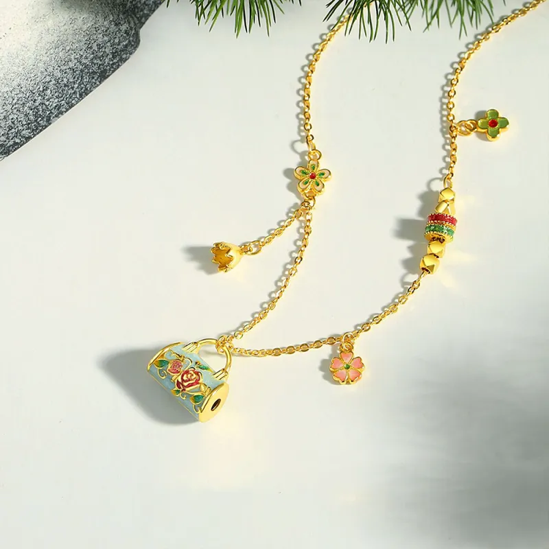 7℃ 999 Fine Silver Necklaces Unisex-4