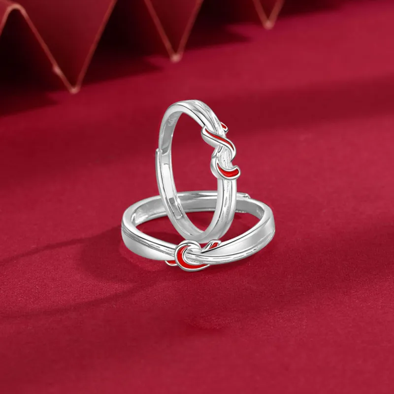 7℃ 999 Fine Silver Rings Unisex-3