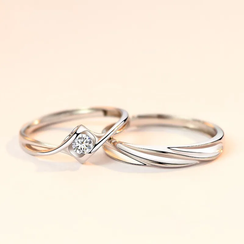 7℃ 999 Fine Silver Rings Unisex-2