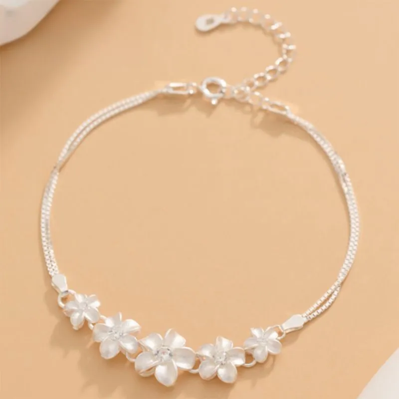 7℃ Sterling Silver 990 Bracelets Unisex-4