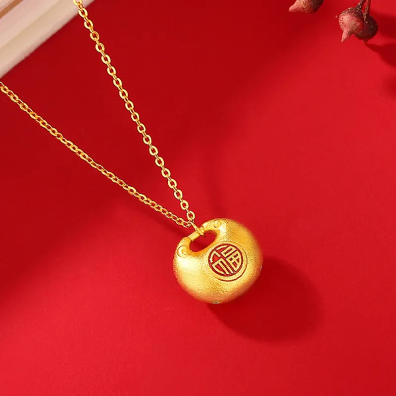 7℃ S999 Fine Silver Sterling Silver Necklaces Unisex-4