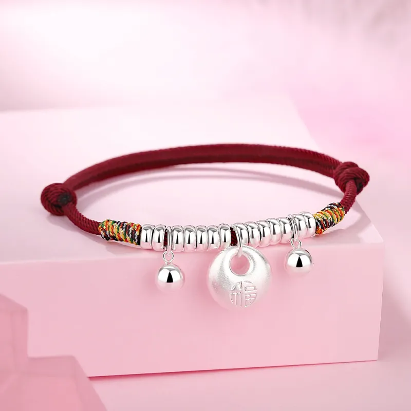 7℃ 999 Fine Silver Bracelets Unisex-5