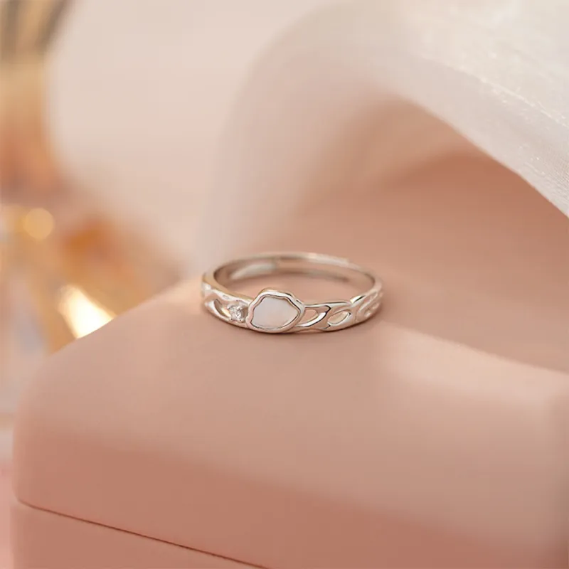 7℃ Sterling Silver Rings Unisex-5