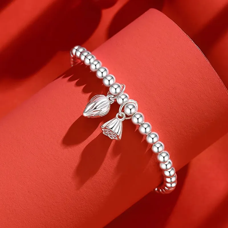 7℃ Sterling Silver 990 Bracelets Unisex-1
