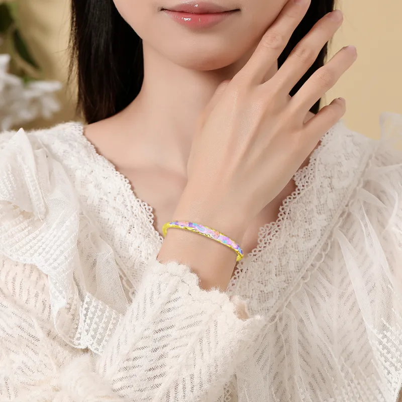 7℃ 999 Fine Silver Bangles Unisex-4