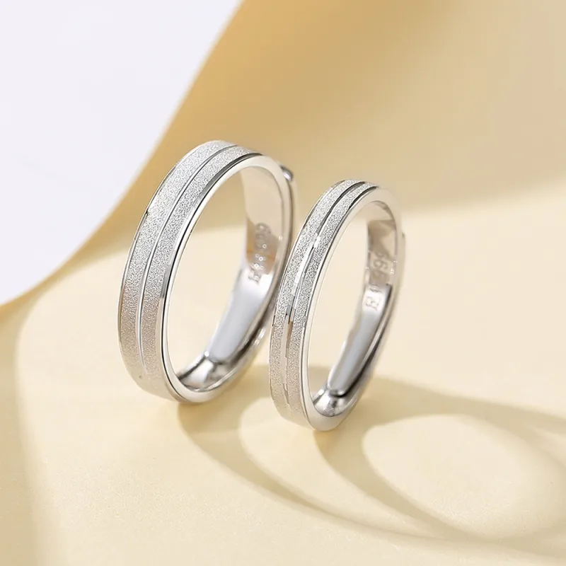 7℃ 999 Fine Silver Rings Unisex-3