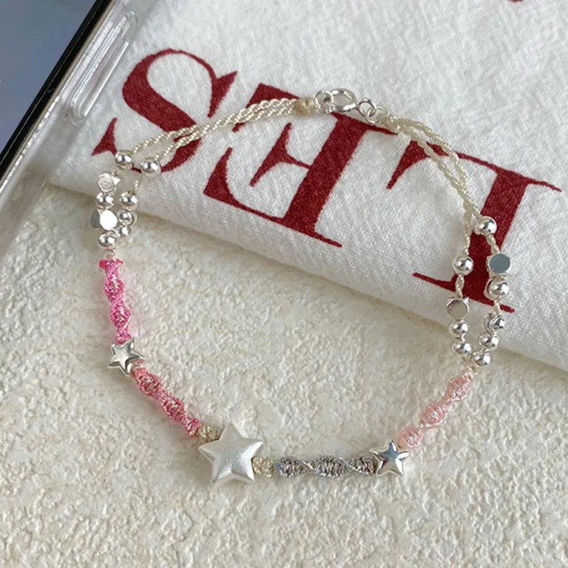 7℃ S999 Fine Silver Bracelets Unisex-5