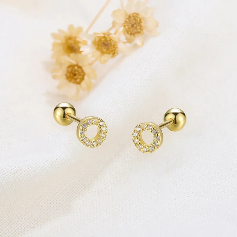 7℃ S925 Silver Stud Earrings Unisex-4
