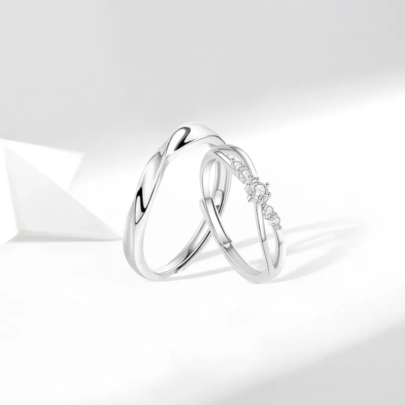 7℃ 999 Fine Silver Rings Unisex-5
