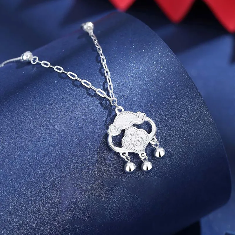 7℃ Sterling Silver Necklaces Unisex-4