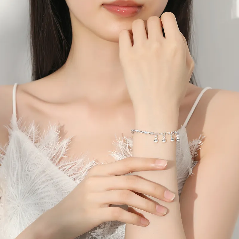 7℃ Sterling Silver Bangles Unisex-1