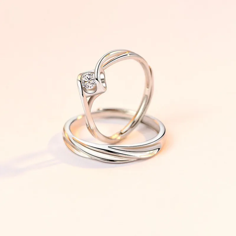 7℃ 999 Fine Silver Rings Unisex-1