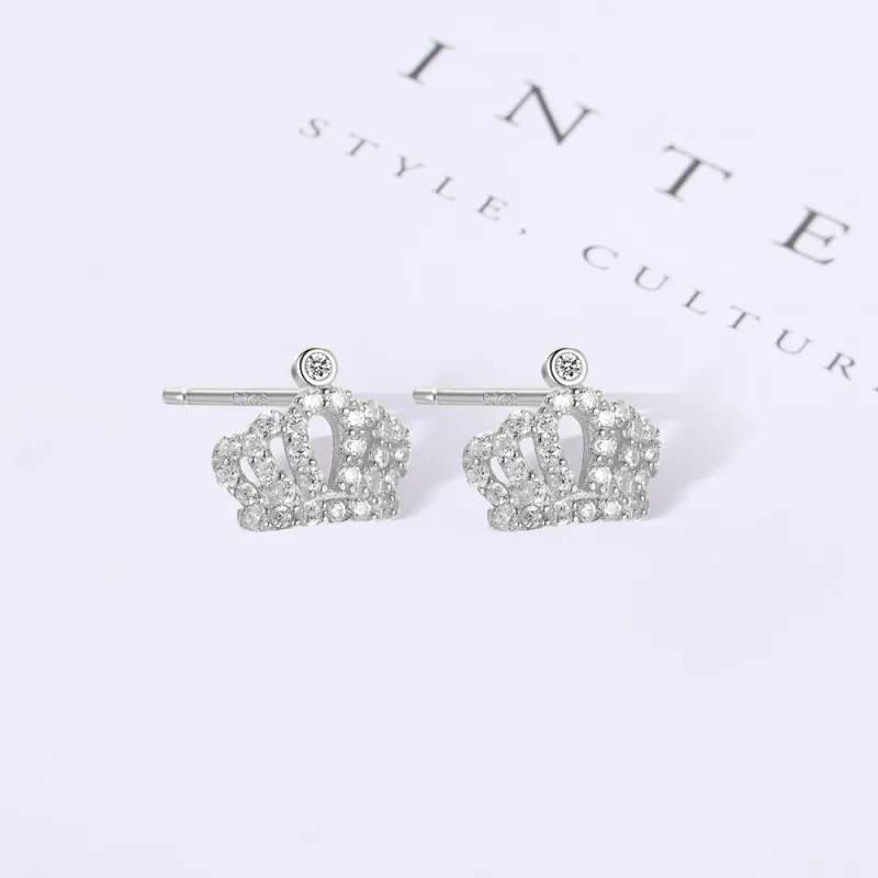 7℃ S925 Silver Stud Earrings Unisex-2