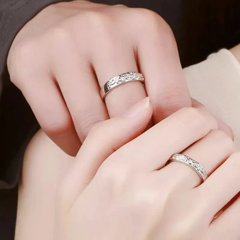 7℃ 999 Fine Silver Rings Unisex-1