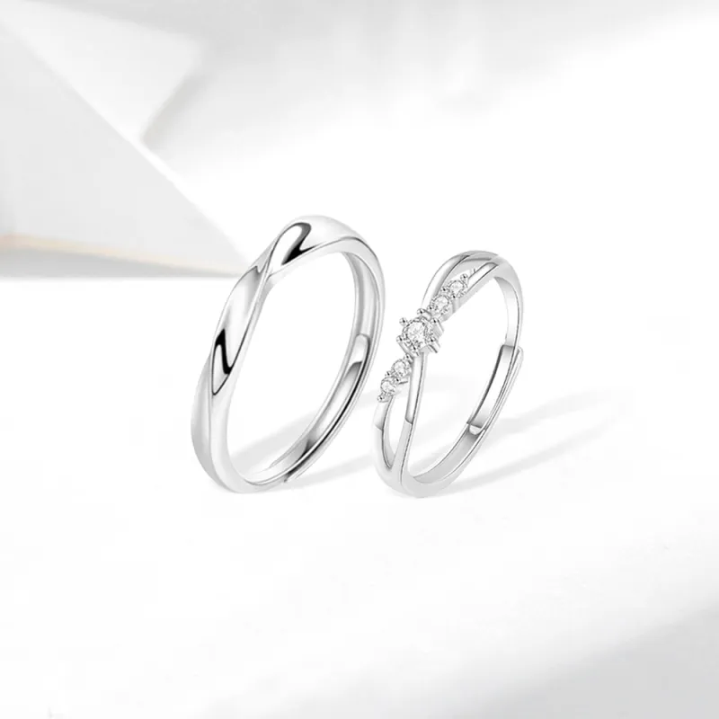 7℃ 999 Fine Silver Rings Unisex-4