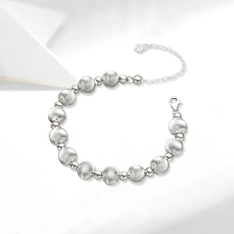 7℃ 999 Fine Silver Pure Silver Bracelets Unisex-3