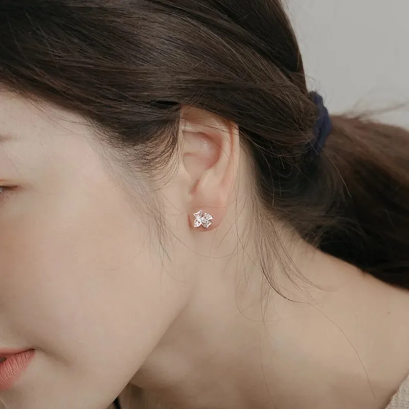 7℃ Sterling Silver Earrings Unisex-1