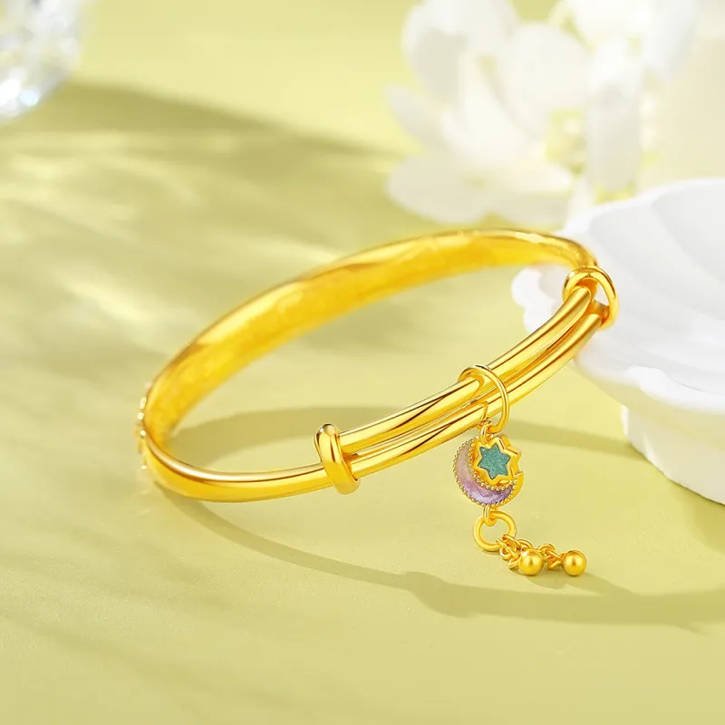 7℃ 999 Fine Silver Bangles Unisex-5