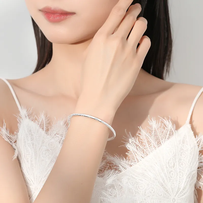 7℃ Sterling Silver Bracelets Unisex-2