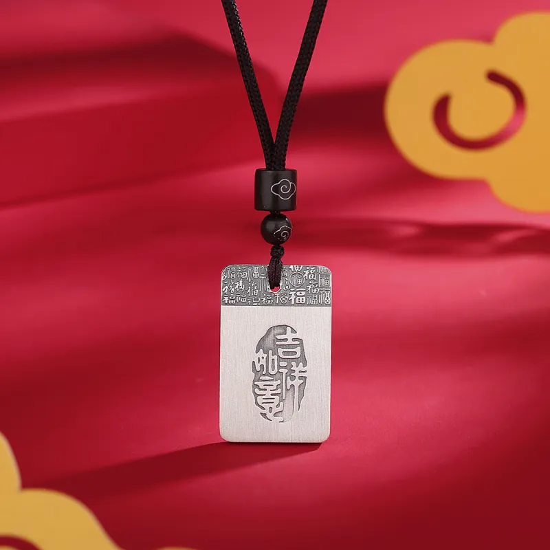 7℃ 999 Fine Silver Necklaces Unisex-5