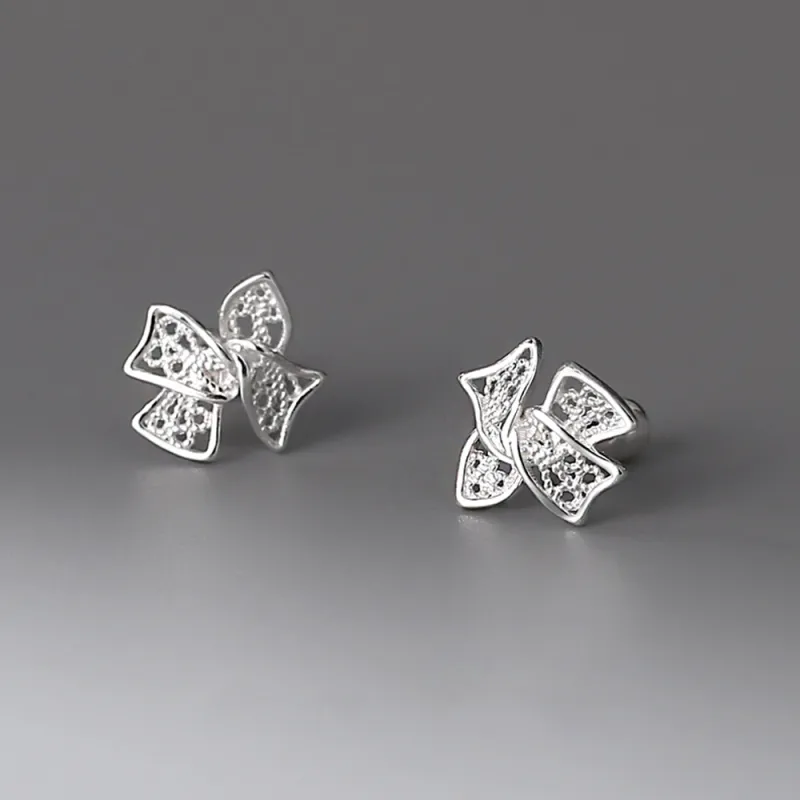 7℃ Sterling Silver Earrings Unisex-4