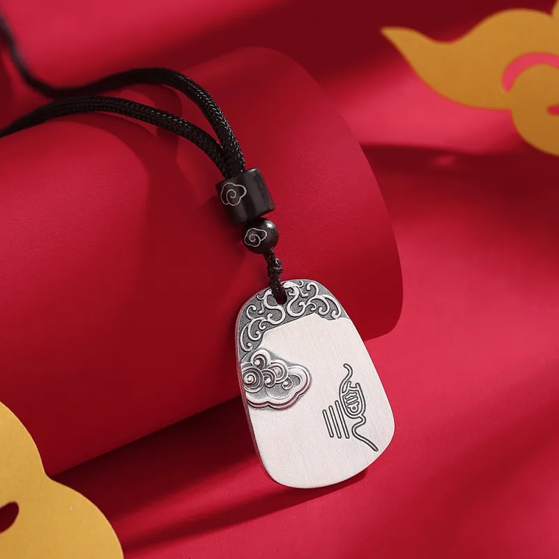 7℃ 999 Fine Silver Sterling Silver Necklaces Unisex-3