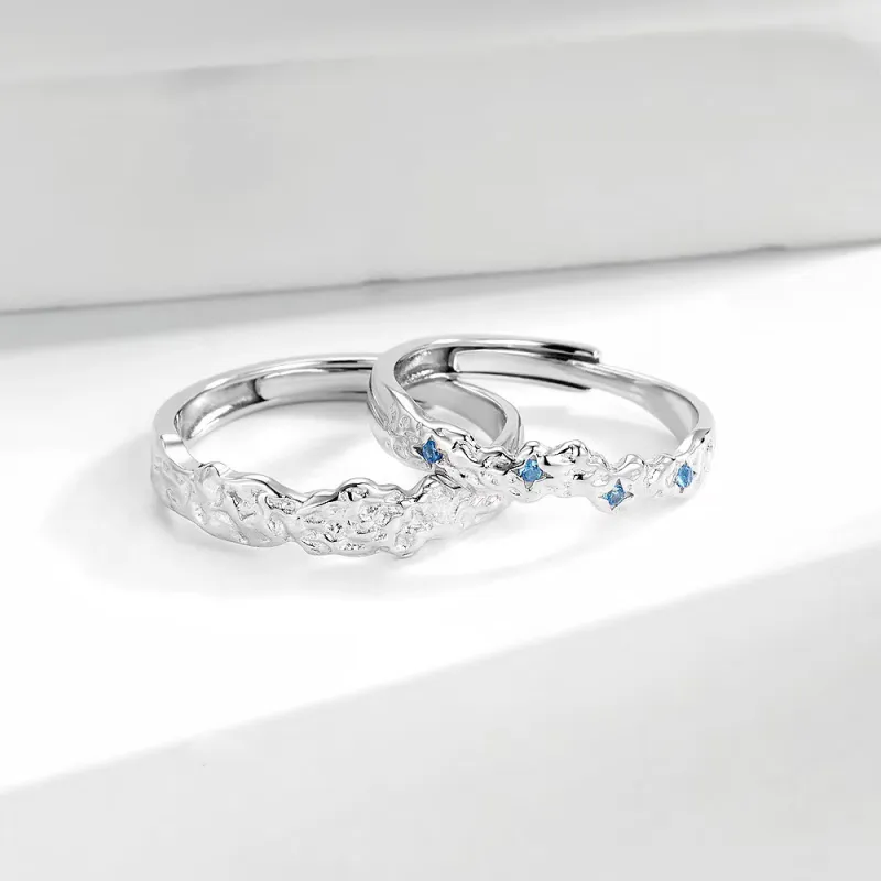 7℃ 999 Fine Silver Rings Unisex-3